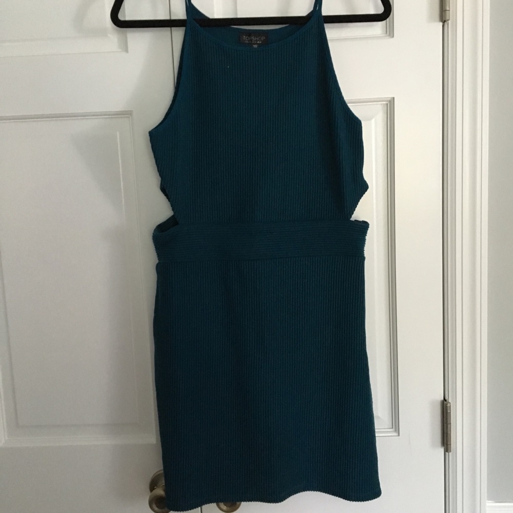 TOPSHOP TEAL DRESS